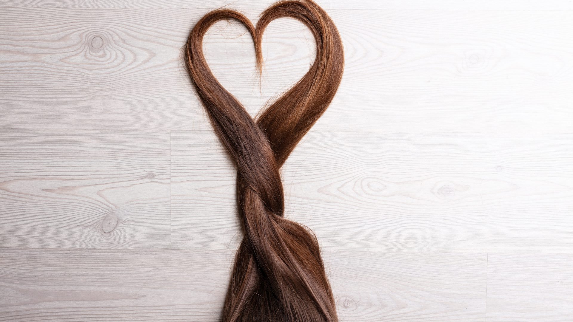 heart shaped hair